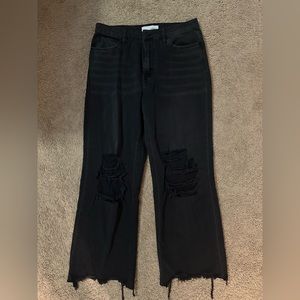 Vervet by Flying Monkey distressed crop flares